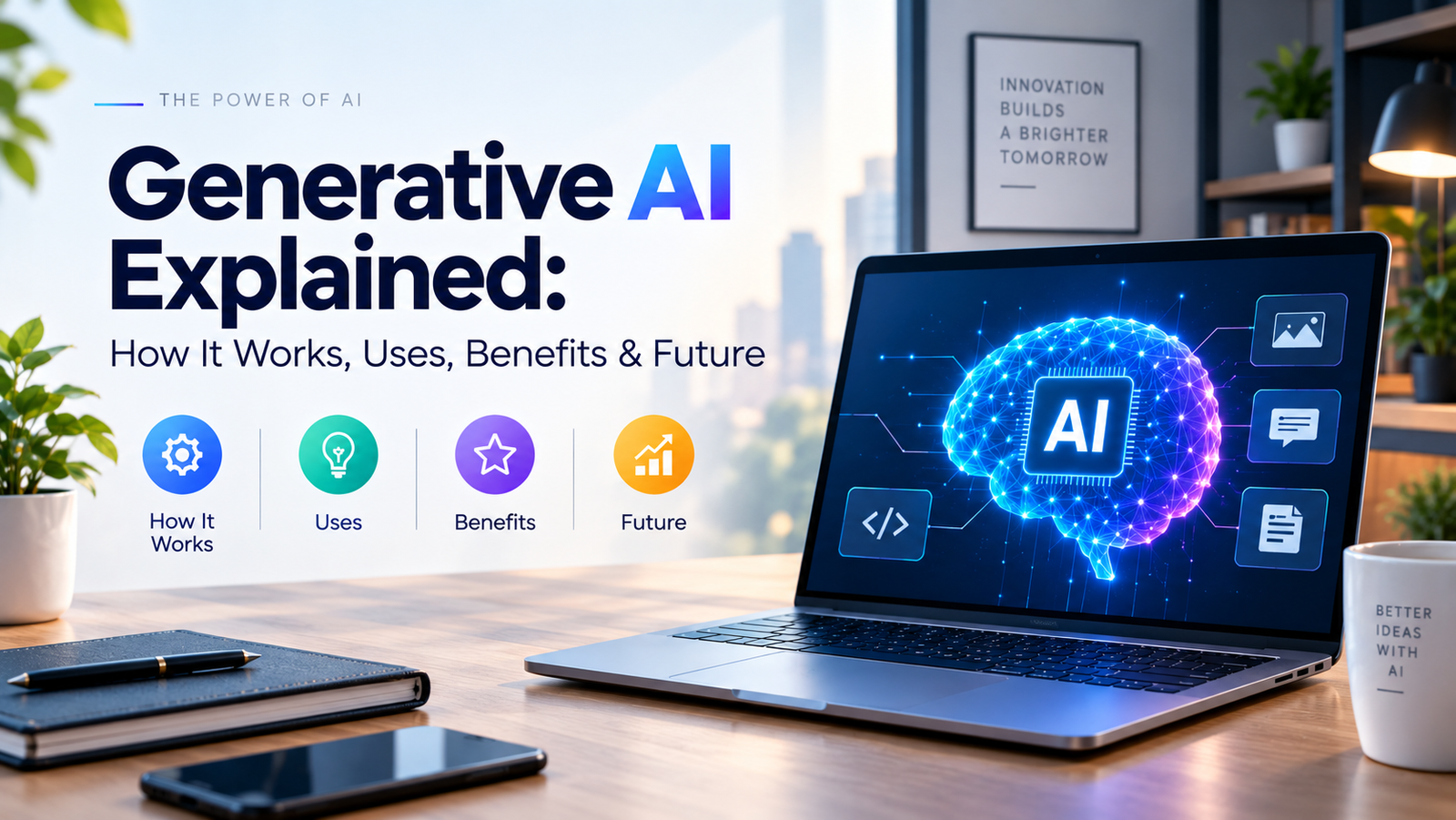 Generative AI Explained: It Works, Benefits & Future