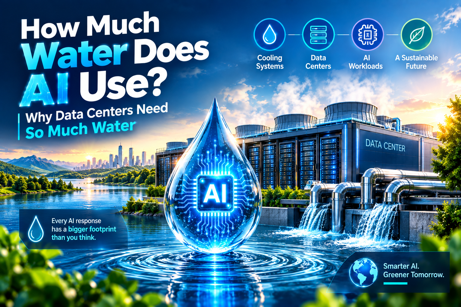 How Much Water Does AI Use? Why Data Centers Need So Much Water