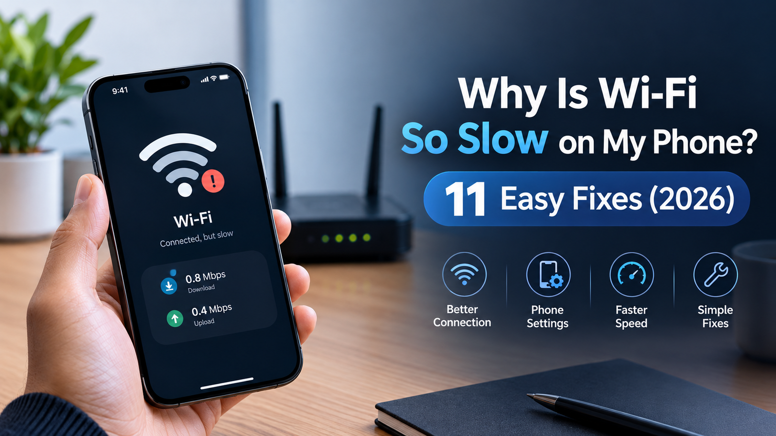Why Is Wi-Fi So Slow on My Phone? 11 Easy Fixes (2026)